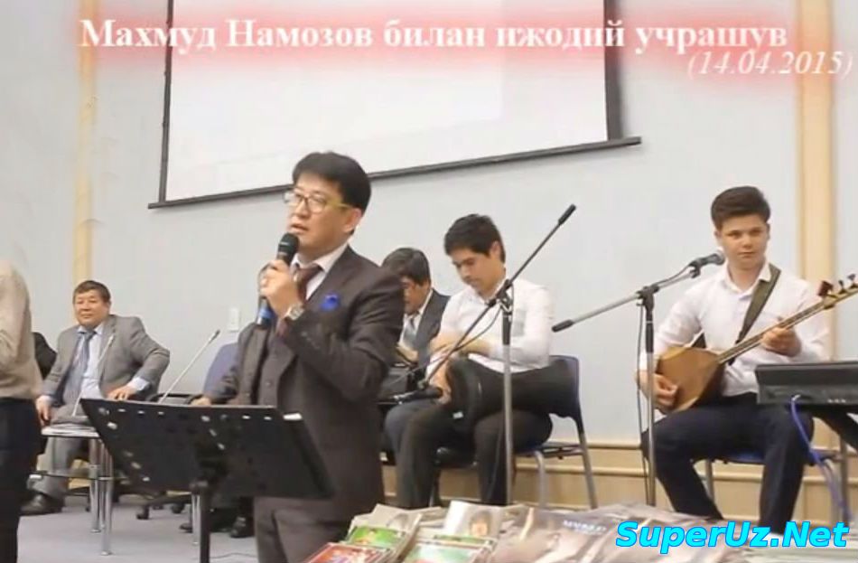 Mahmud Nomozov ijodiy uchrashuv