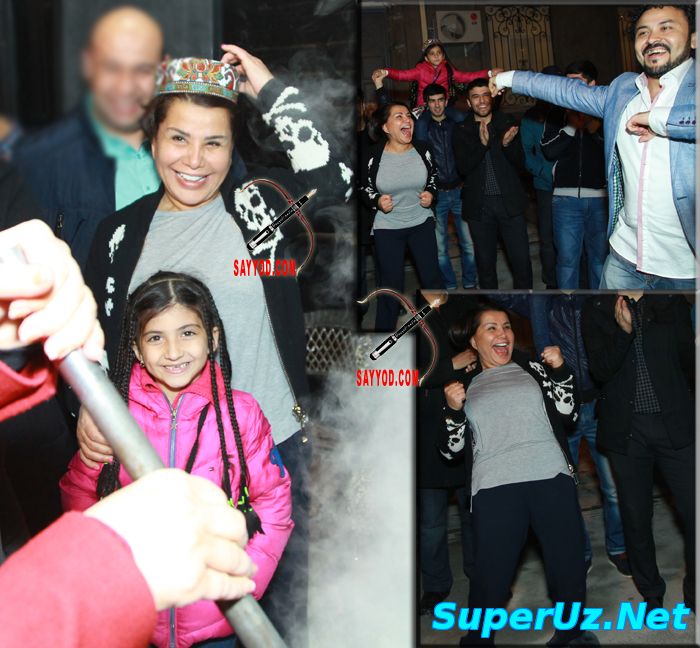 Yulduz Usmonova uyida sumalak 2015