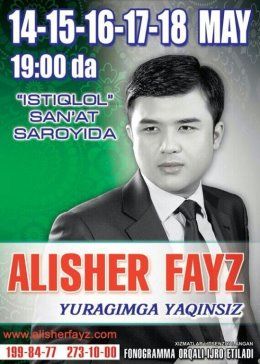 Alisher Fayz koncert 2015